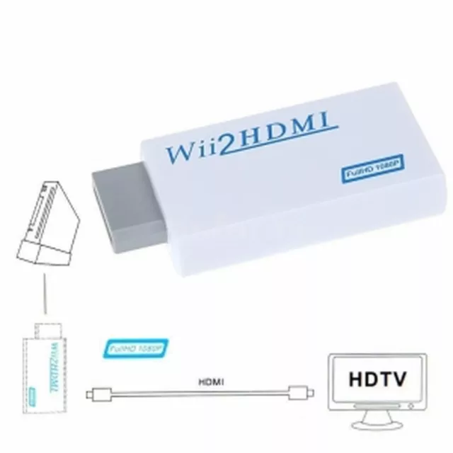 WII2HDMI  Adaptador Convertidor HDMI para Nintendo Wii a HDMI (Wii2HDMI) 1080P 7