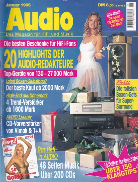 AUDIO 1/1995 - Das Magazin für HiFi und Musik - Led Zeppelin, Black Crowes, Cale