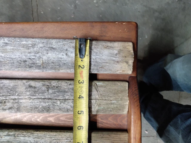 35" Weathered Barn Wood      4 Fence Boards Planks     Reclaimed Old Fence Wood 2