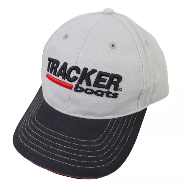 Gorra de béisbol Tracker botes para hombre correa ajustable negra gris logotipo bordado