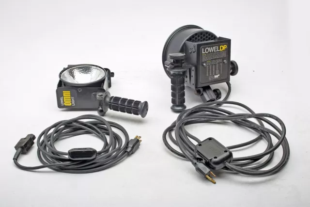 Lowel Omni-Light 600w + Lowel DP light 1000w Continuous Light LOT+read++Works