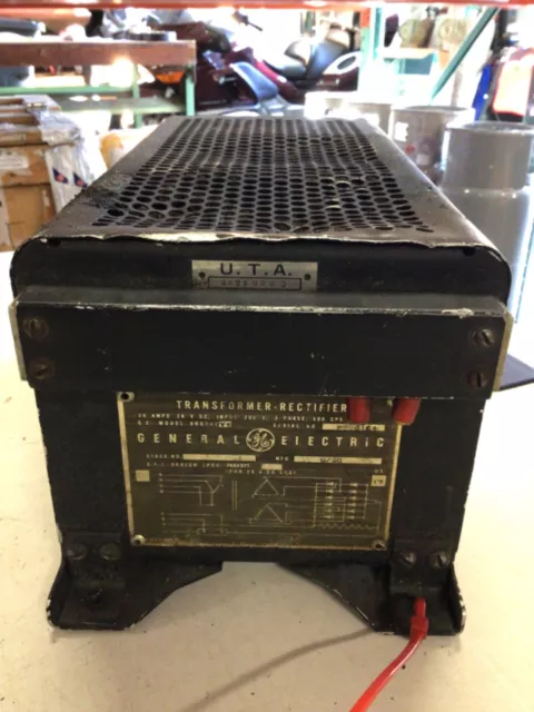 GE Aircraft Transformer/Rectifier Model 6RS7 41 (As Removed) Nostalgia/Art?