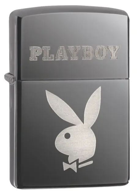 Zippo Windproof LIghter With Engraved Playboy & Bunny Logo, 29778, New In Box