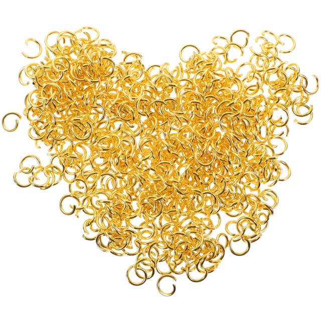 500pcs Jump à anneau ouvert Bijoux de fabrication Collier Collier de connexion
