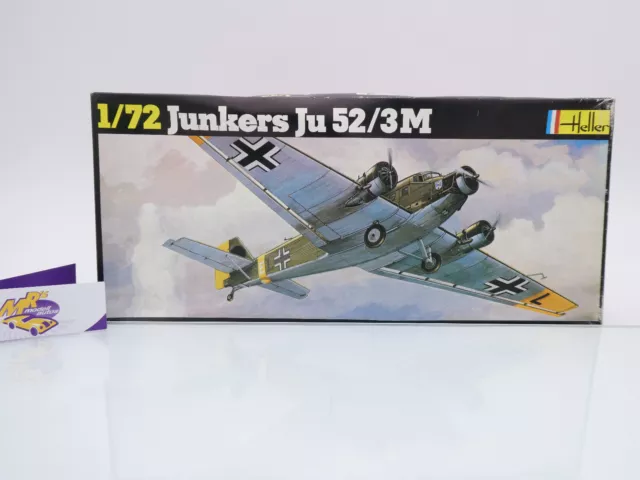 Heller N 380 # Junkers Ju 52/3M Flugzeugbausatz 1:72 RARITÄT ab 4,99 € !!