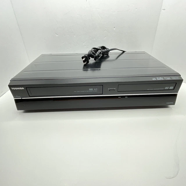 TOSHIBA DVR620KU DVD VCR/VHS Recorder Combo VHS HDMI Out NO REMOTE