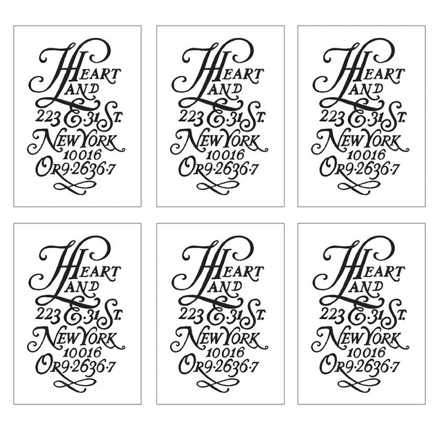 6 SHEETS NEW York Temporary Tattoo Temporary Tattoos Body Tattoo
