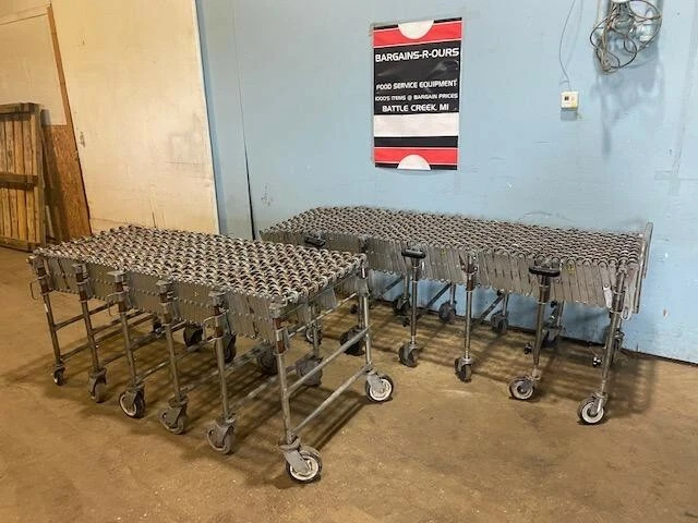 "NESTAFLEX 375&225 HEAVY DUTY COMMERCIAL PORTABLE/FLEXIBLE 32"W x 560"L CONVEYOR "NESTAFLEX 375&225 HEAVY DUTY COMMERCIAL PORTABLE/FLEXIBLE 32"W x 560"L CONVEYOR