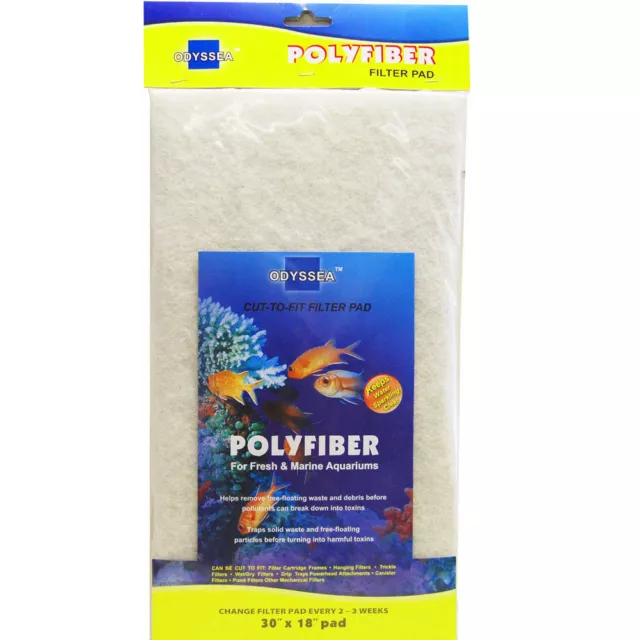 Aquarium Filter Media Sponge PolyFiber Pad Cut to Fit Compatible Juwel