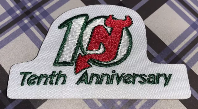 NEW JERSEY DEVILS 10th Anniversary Jersey Patch $19.95 - PicClick