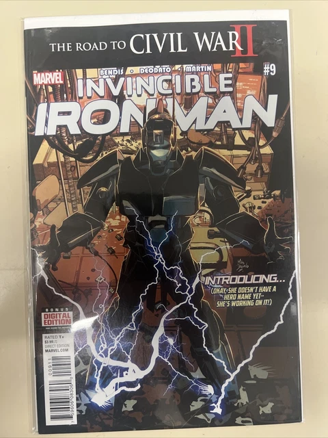 Invincible Iron Man #9 First Print Full Appearance Riri Williams Ironheart