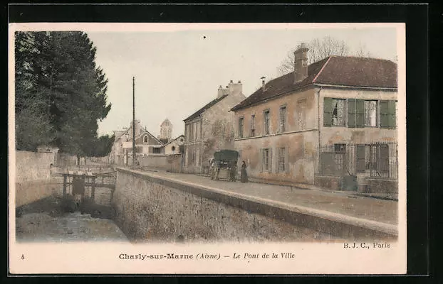 CPA Charly-sur-Marne, Le Pont de la Ville