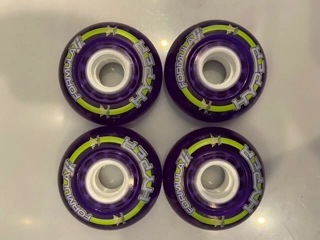 Lot De 25 Roues Hyper Formula SS-76mm - Mélange Jaune, Noir, Vert, Pour Voitures RC
