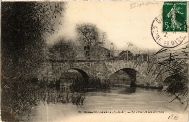 CPA Buno-Bonnevaux - Le Pont et les Ruines (489179)