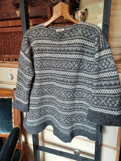Maglione vintage in lana Norsaga taglia M/L 44" busto