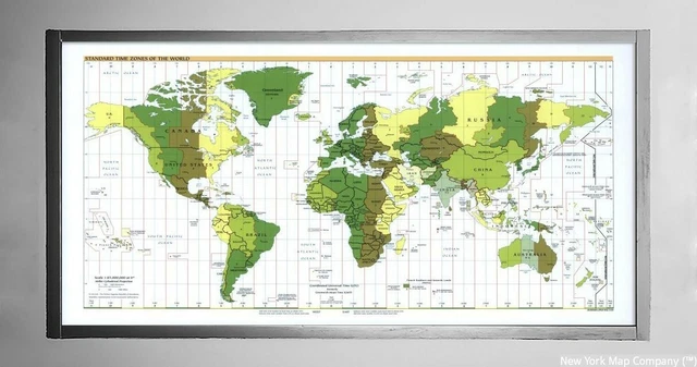 2011 MAP| STANDARD time zones of the world| Earth|Systems and Standards ...