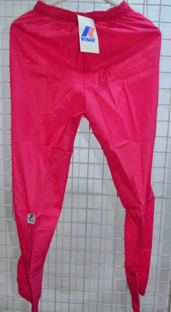 **Pantalon Kway K.way Sport Marche Course Survêtement Imperméable T 6/7 Ans Rose