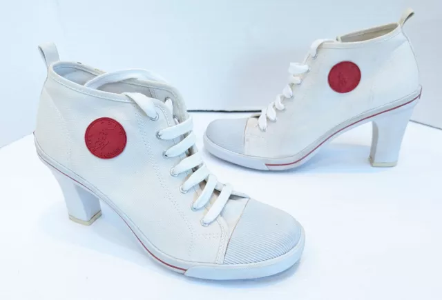 Vintage POLO Ralph Lauren High Heel Sneakers   (VERY RARE!)
