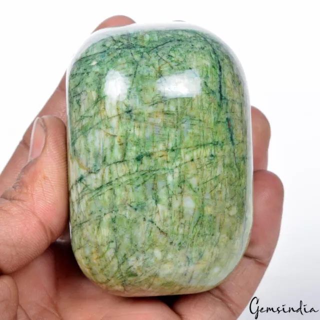1850 Cts Natural Green Emerald Cushion Cabochon Earth mined Huge Brazil Gemstone 3