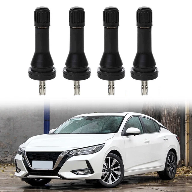 Durevole Valvola Gambo Pneumatico Manubrio TPMS Pressione Sensore 4pcs Nero