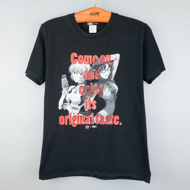 T-shirt Neon Genesis Evangelion vintage des années 2000 au début