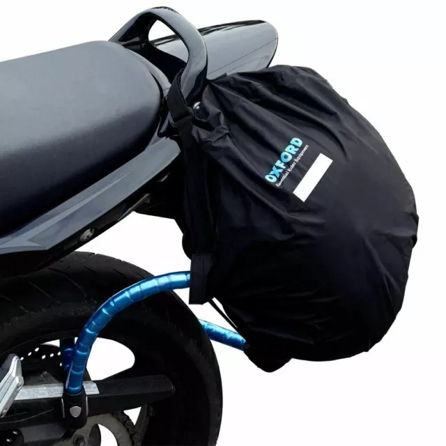 Oxford Lid Locker Lockable Motorcycle Motorbike Scooter Helmet Bag Carrier OX624