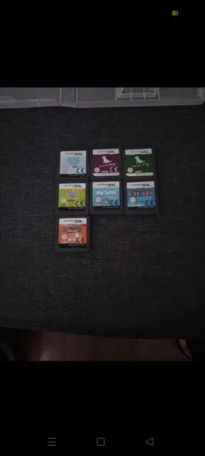 Lot de 7 Jeux Pour Nintendo Ds Sans Boîtes version Française en Bon État