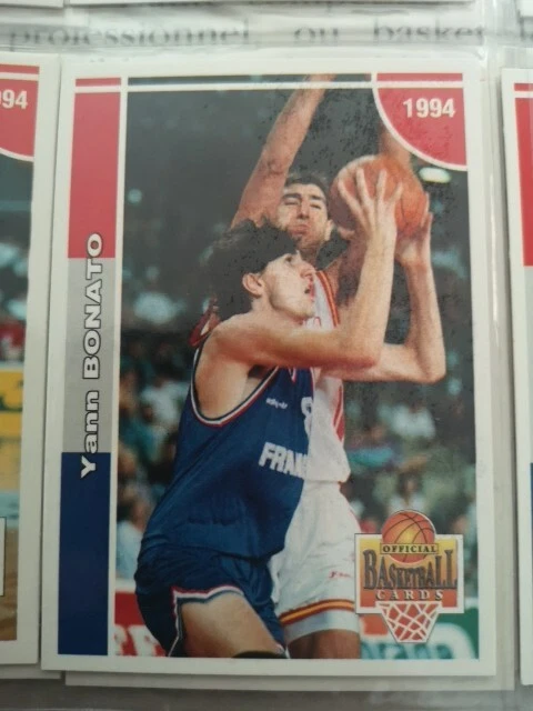 Stéphane Bergeron - Dijon 033 - Panini Official Basket Cards 1994 carta 033
