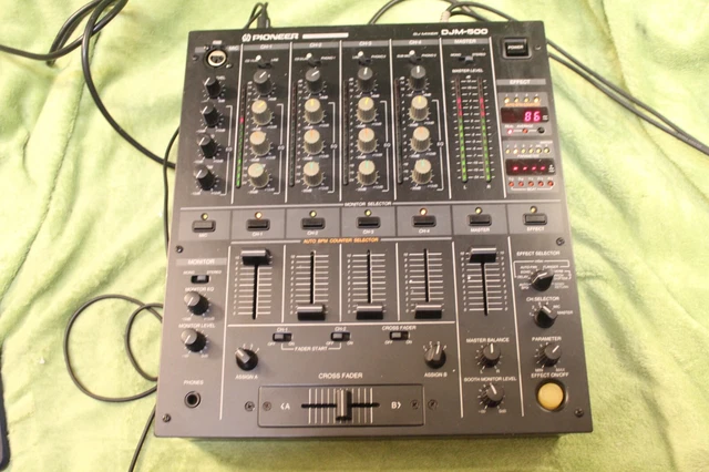 Pioneer DJM-500 DJ Mixer model 4-channel Excellent Pioneer DJM-500 DJ Mixer model 4-channel Excellent
