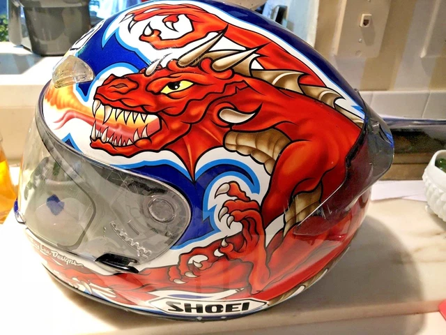SHOEI Troy Lee Designs ヘルメット Vintage 80s/90s SHOEI FX-2 Troy Lee Designs Motocross Full