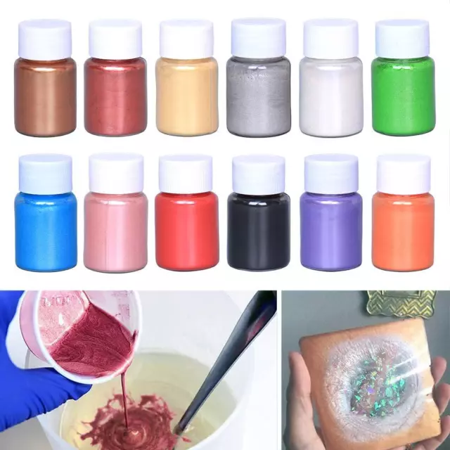 Mica Powder Pigment for Nail Glitter Cosmetic Pearlescent Luster for Diy Craf✨h