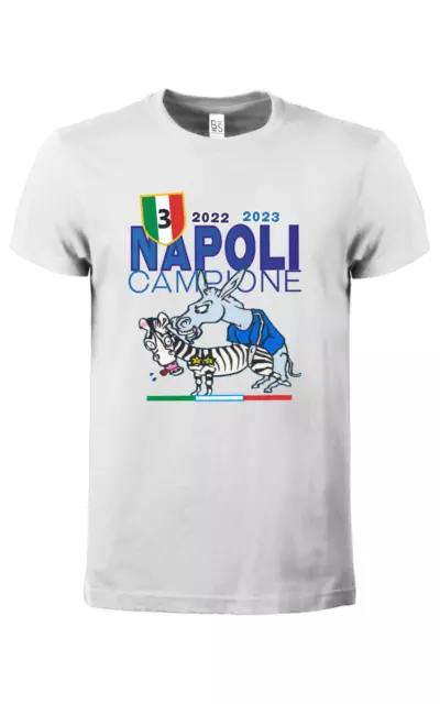 Maglietta esclusiva celebrativa  Napoli campione d'Italia 2023
