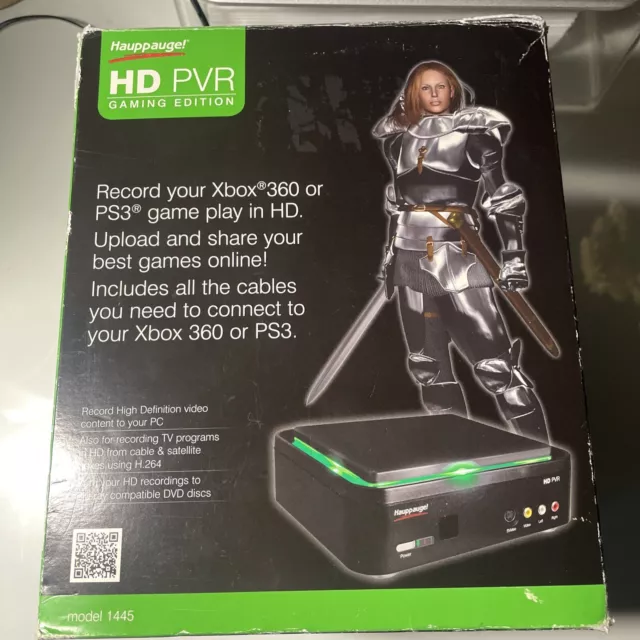 Hauppauge! HD PVR Gaming Edition 1445 Xbox 360 PS3 Video Capture Device NICE!!