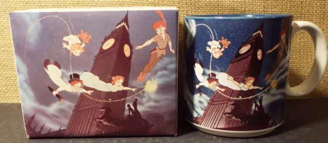 Walt Disney's Classic Peter Pan Coffee Mug Cup Discontinued