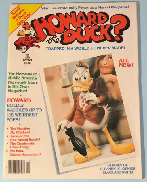 Howard the Duck #1 NM- 1979 Marvel Magazine Gene Colan Michael Golden