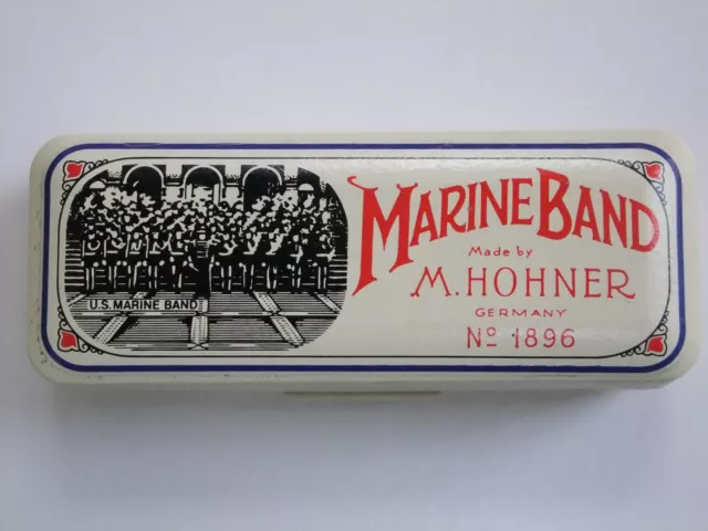 MARINE BAND HARMONICA vintage M Hohner  1896