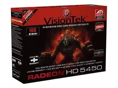 VisionTek ATI Mobility Radeon HD 5450 (900358) 1 GB DDR3 SDRAM PCI Express...