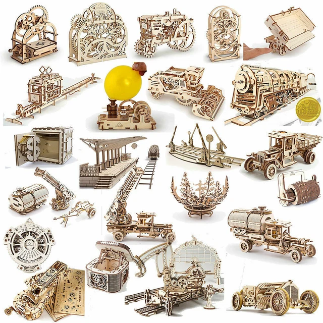 UGEARS MECHANICAL LASER Cut Wooden Model Kits Choice of models from