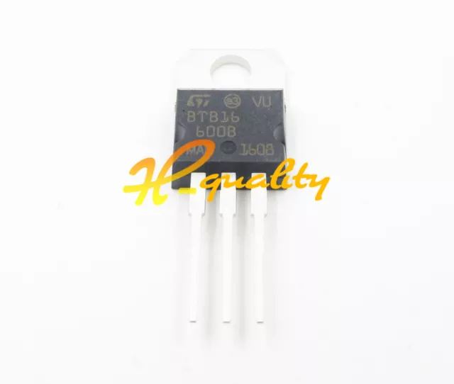 10PCS BTB16-600B ST TO-220 Triac 600V 16A BTB16-600 NEW