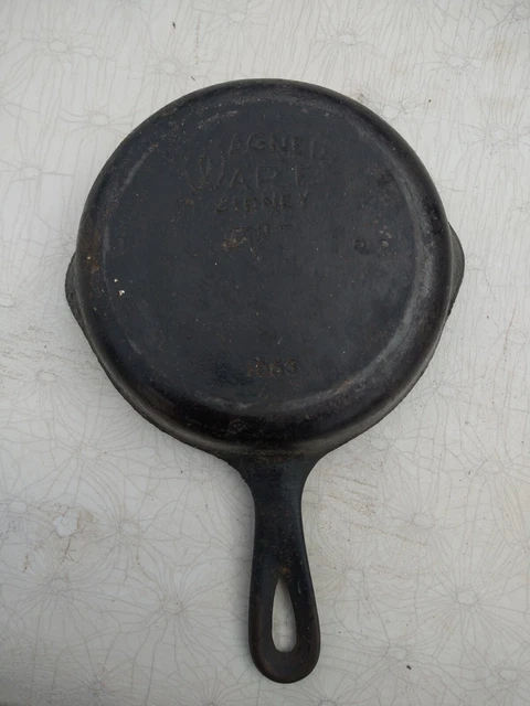 Vtg Wagner Ware Sidney -O- No 1063 Cast Iron Skillet Pan 7" Double Pour Sides