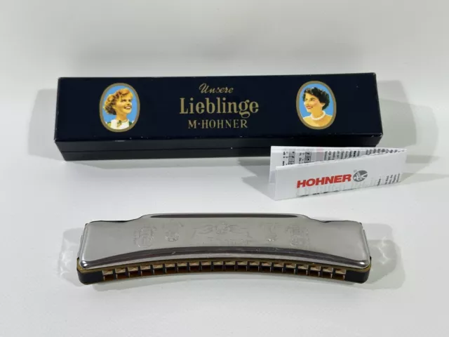 Mundharmonika M. HOHNER UNSERE LIEBLINGE 7330/40 C mit OVP Musikinstrument T120