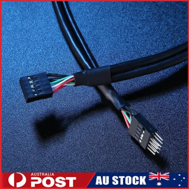 USB 2.0 9 Pin Male To 9 Pin Female Cable Extender 9pin USB Header Extended Cable