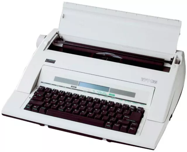 Nakajima WPT-160 Electronic Portable Typewriter with Display and Memory