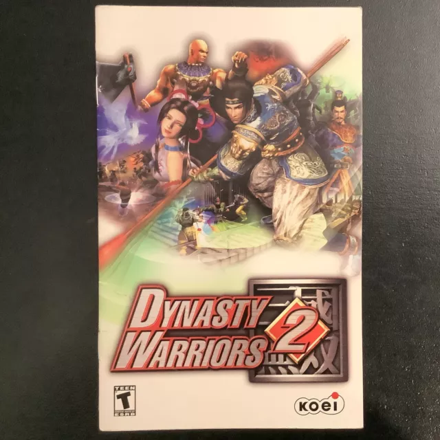 DYNASTY WARRIORS 3 PS2 PlayStation 2 Instruction Manual Only $5.99 ...