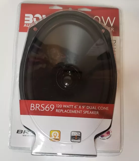 BOSS BRS69 120W BRS Series 6 x 9 Coaxial Car Speaker (Sold Individually)