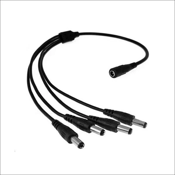 Tiger Power Supplies TP-SPLIT-4 2.1mm Câble Répartiteur 1 Pour 4 Voie 20AWG 2A /