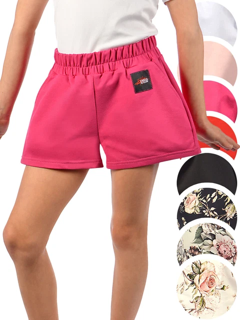 Mädchen Kinder Hot Pants Kurze Hose Stoff Shorts Sommer Hosen 30337