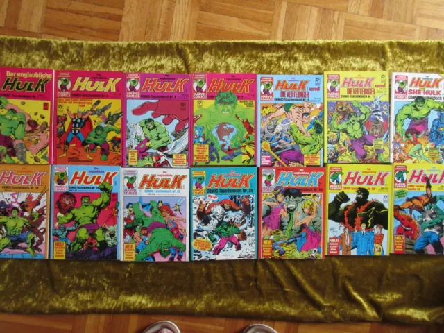 Marvel Comics Tb Der unglaubliche Hulk Condor Verlag 14 Stück