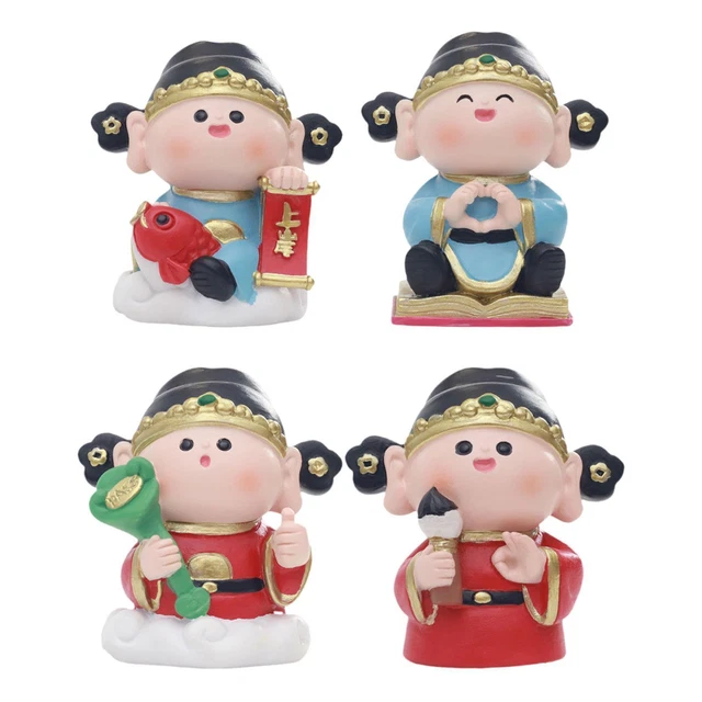 Figurine de dessin animé - Sculpture Fengshui mignonne - Décoration de