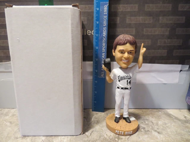 2015 Pete Rose River City Rascals Bobblehead Sga Mint